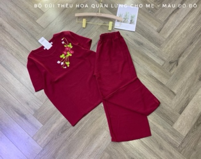 [Mã WARN20 giảm 20k đơn 150k] BÁN SỈ BỘ ĐŨI THÊU HOA QUẦN LỬNG CHO MẸ | BigBuy360 - bigbuy360.vn