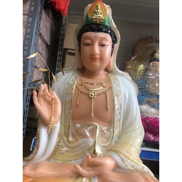 TƯỢNG PHẬT TAM THÁNH cao 55cm - TƯỢNG ĐÀI LOAN 19in