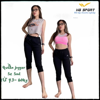 Quần Tập Yoga, Gym, Thể Thao Nữ, Quần Tập Lửng Jogger Cao Cấp QLJ08