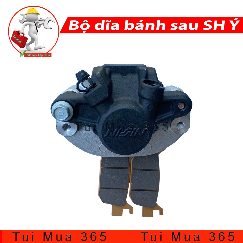 Full Bộ Thắng Dĩa Sau Honda SH, A Còng, Dypan