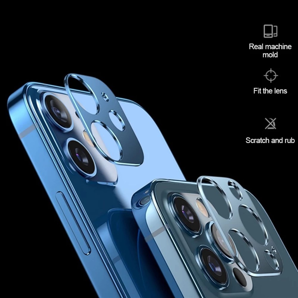 Ốp Bảo Vệ Camera Bằng Hợp Kim Titan Sang Trọng Cho iPhone 11 12 13 Pro Max 12 13 Mini 13