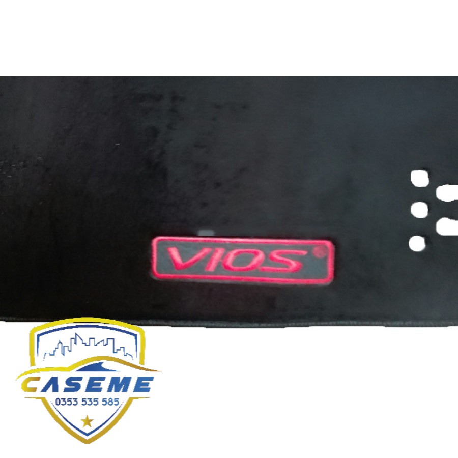 Thảm Taplo Lông Cừu Xe Vios 2008 đến 2021 mẫu lông cừu có chống trượt cao cấp