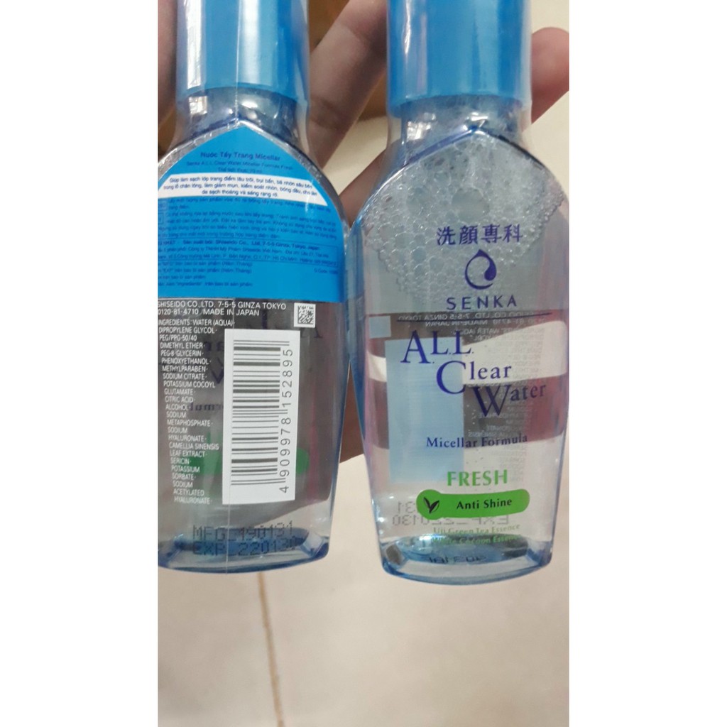 Nước tẩy trang Senka All Clear Water Fresh | BigBuy360 - bigbuy360.vn
