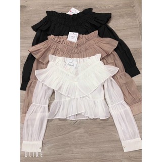 áo trễ vai ( ảnh shop tự chụp )