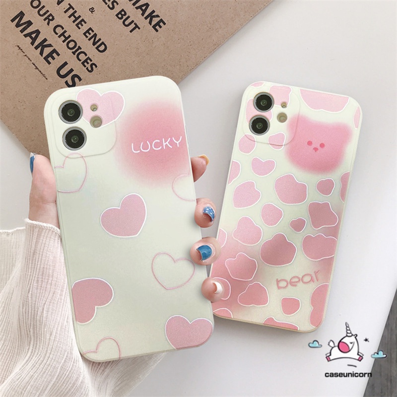 Ốp lưng iphone cạnh vuông hồng BVC 6s/6splus/7/7plus/8/8plus/x/xr/xs/11/12/13/14/pro/max/plus/promax BVC974
