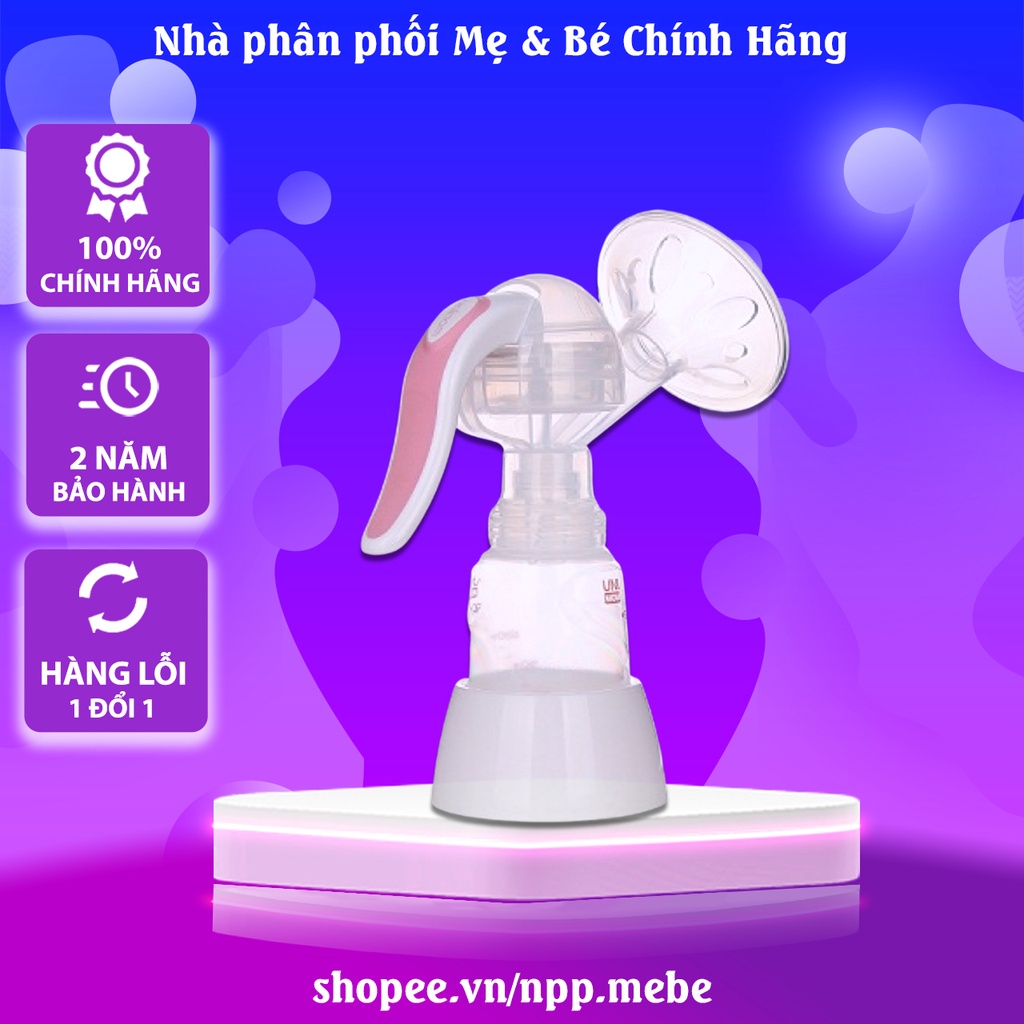 Máy hút sữa bằng tay Unimom Mezzo có đệm mát xa silicon
