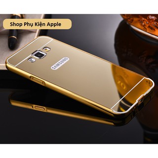 Ốp lưng tráng gương mạ vàng cho Galaxy J710 (J7 2016)