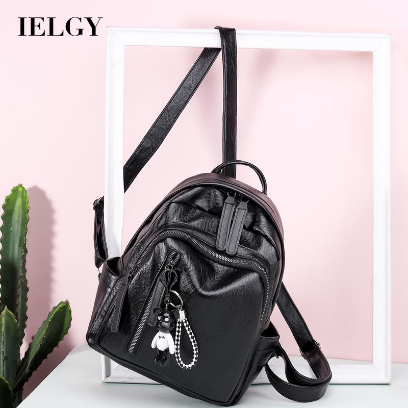 Balo IELGY có khóa kéo thời trang hàn quốc cho nữ