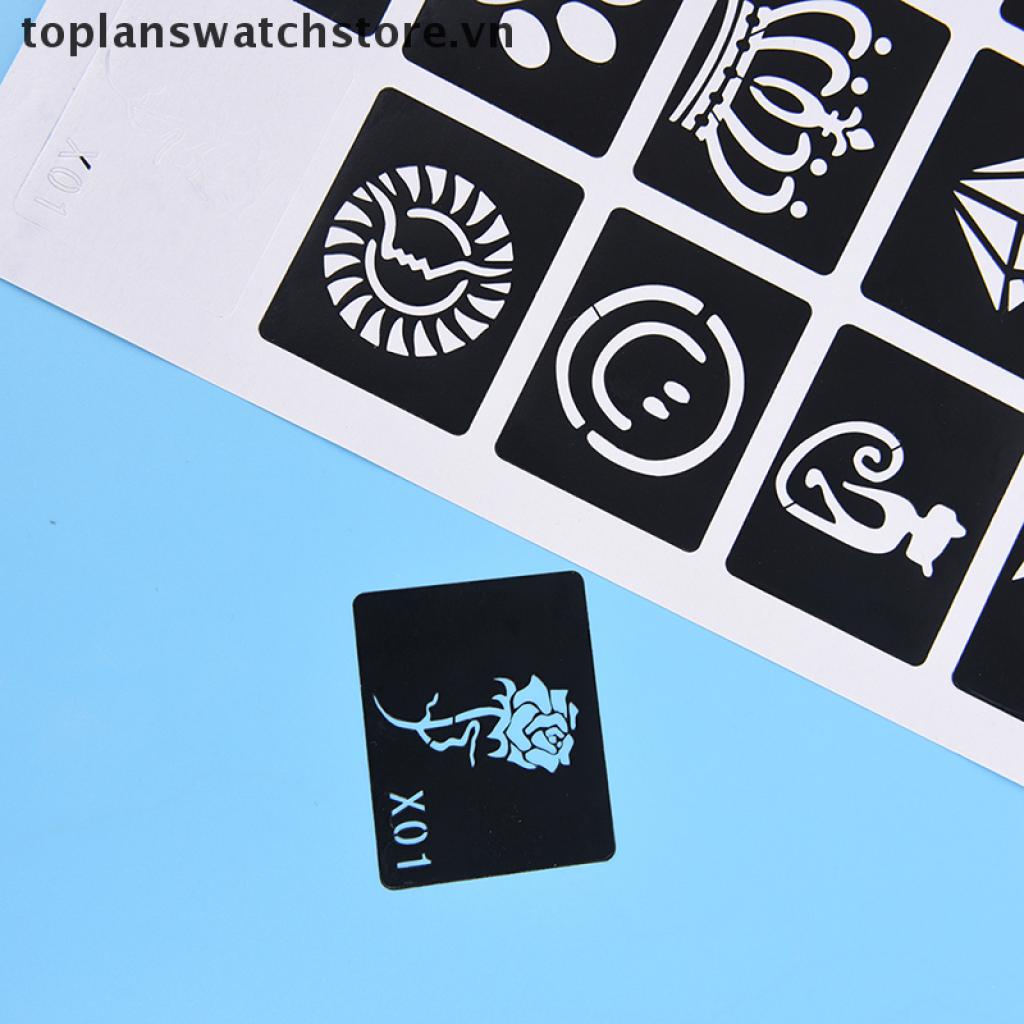 Set 10 / 15 Tấm Hình Xăm Dán Nghệ Thuật Cỡ Nhỏ 11Mm