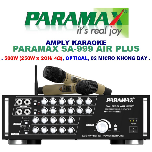 AMPLY PARAMAX SA-999 AIR PLUS