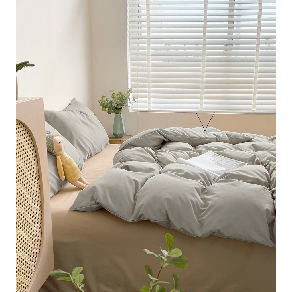 Bộ chăn ga gối Cotton Tc DUONGANH bedding phong cách pastel Hàn quốc, tone màu nhẹ nhàng nhiều màu sắc.