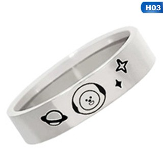 Sale 70% Nhẫn JIMIN , rap-suga J-HOPE V BTS Kpop, H03 Giá gốc 37,000 đ - 75B135