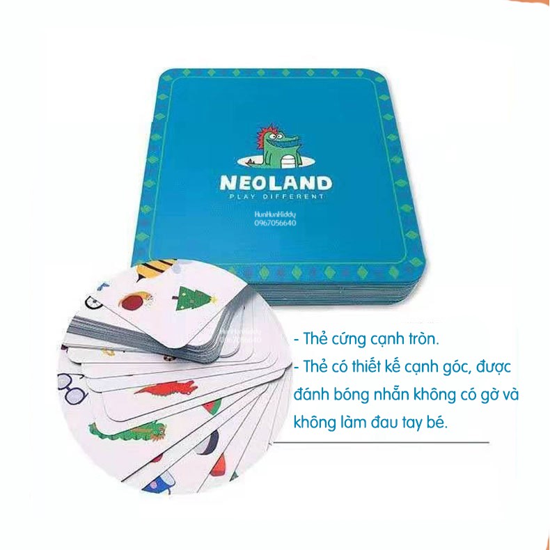 BỘ THẺ BÀI LUYỆN PHẢN XẠ CHO BÉ VỚI GIA ĐÌNH CRAZY MATCHING