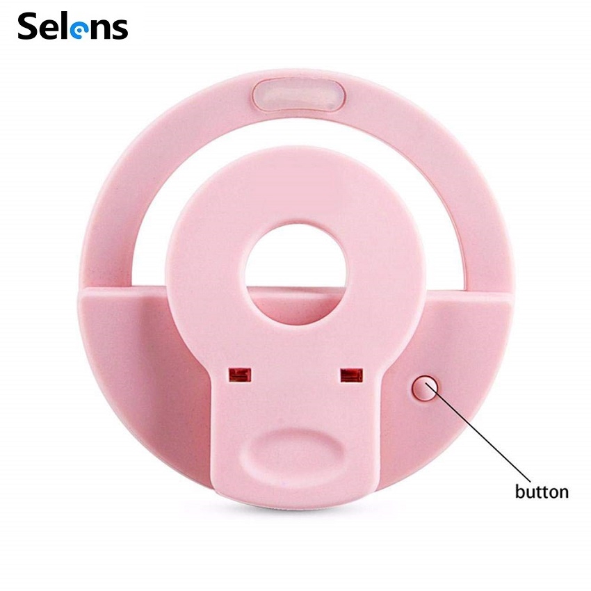 Đèn tròn LED SELENS hỗ trợ chụp ảnh tự sướng thích hợp cho Android &amp; iPhone