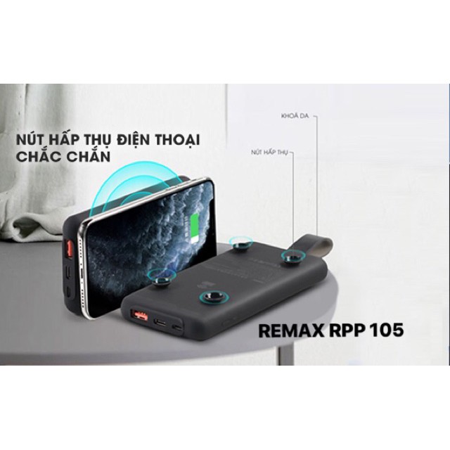 ♥️ Sạc dự phòng Ko dây REMAX RPP 105 ♥️