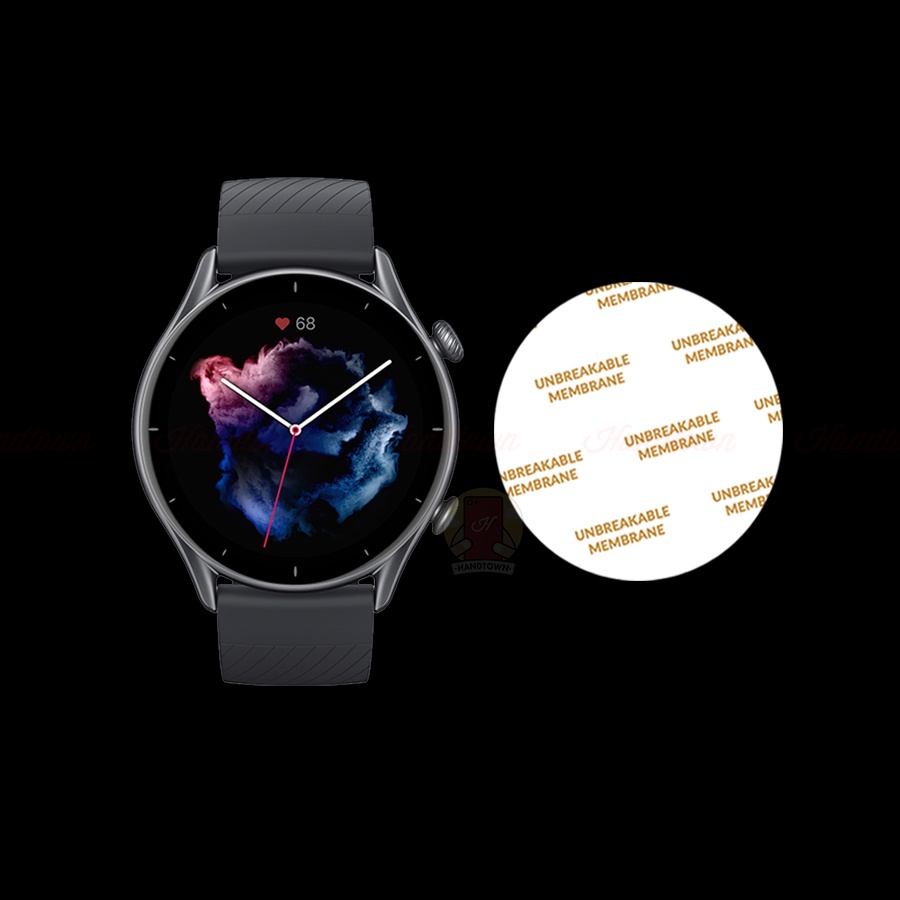 Dán Mặt Kính Màn Hình PPF Cho Xiaomi Huami Amazfit GTR 3 GTR 3 Pro Chống Xước Bụi Bẩn Va Đập Đồng Hồ Thông Minh Handtown