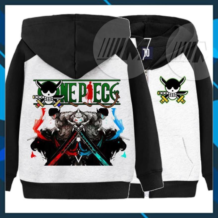 RẺ VÔ ĐỊCH- Áo Khoác Chống Nắng Cho Bé One Piece Zoro Đảo Hải Tặc