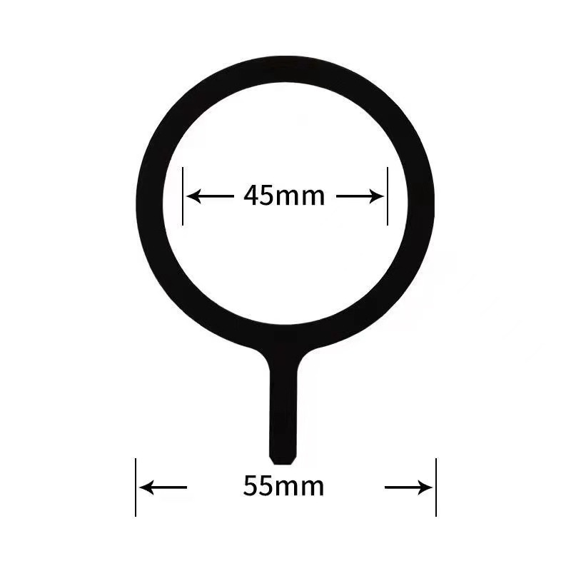 Giá Đỡ Điện Thoại Dạng Nhẫn Bằng Kim Loại Hít Nam Châm Thông Dụng Cho iPhone 13 12 11