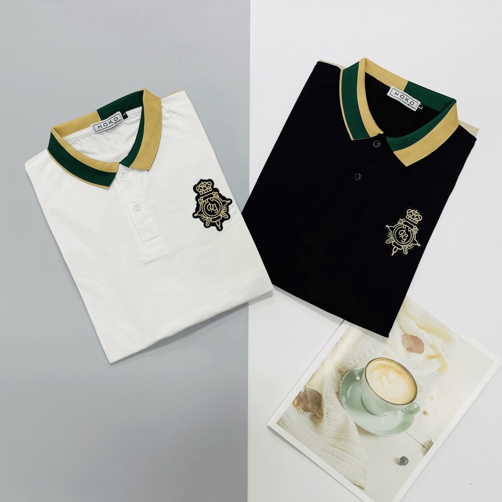 Áo Thun Polo Nam Logo Thêu Logo Vải Cotton Mềm Mát Phong Cách Sang Trọng Lịch Lãm Siêu Đẹp [NEW UNISEX]