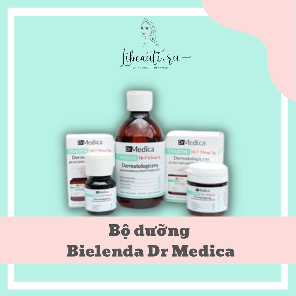 Kem dưỡng bielenda drmedica - bộ bielenda drmedica ( srm , toner , serum , kem dưỡng )