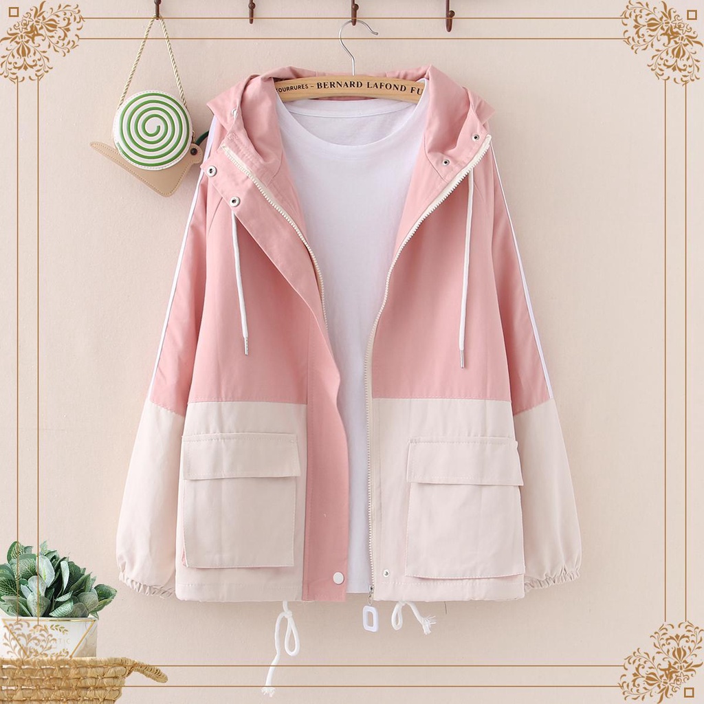 Kết thúc à?Áo Hoodie Tay Dài Dáng Rộng Màu Sắc Hợp Thời Trang Cho Nữ