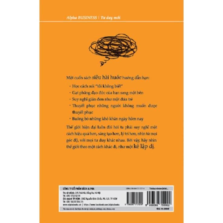 [ Sách ] Tư Duy Như Một Kẻ Lập Dị (Tái Bản) | BigBuy360 - bigbuy360.vn