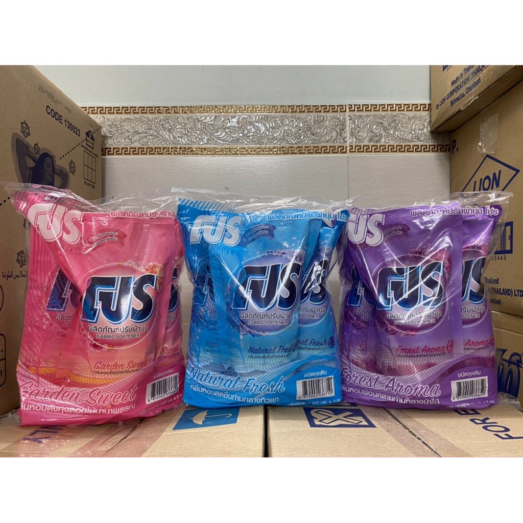 (KTT) Combo 3 gói nước xã vải  PRO 500 ml- Thái Lan