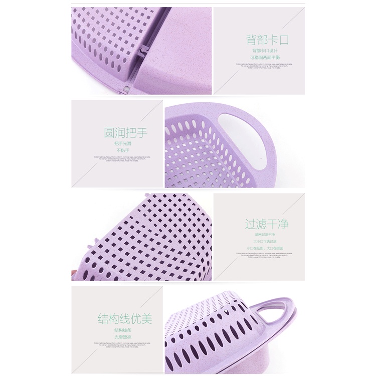 Rổ rửa rau củ tiện dụng cho nhà bếp