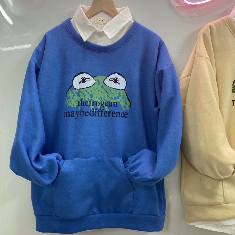 Áo sweater in hình Đầu Ếch hàng siêu đẹp