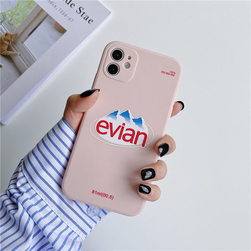 Ốp điện thoại silicon màu trơn hình Fanta iPhone 6 6S 7 8 Plus iPhone X XS MAX XR iPhone 12 Pro Max 12 Mini