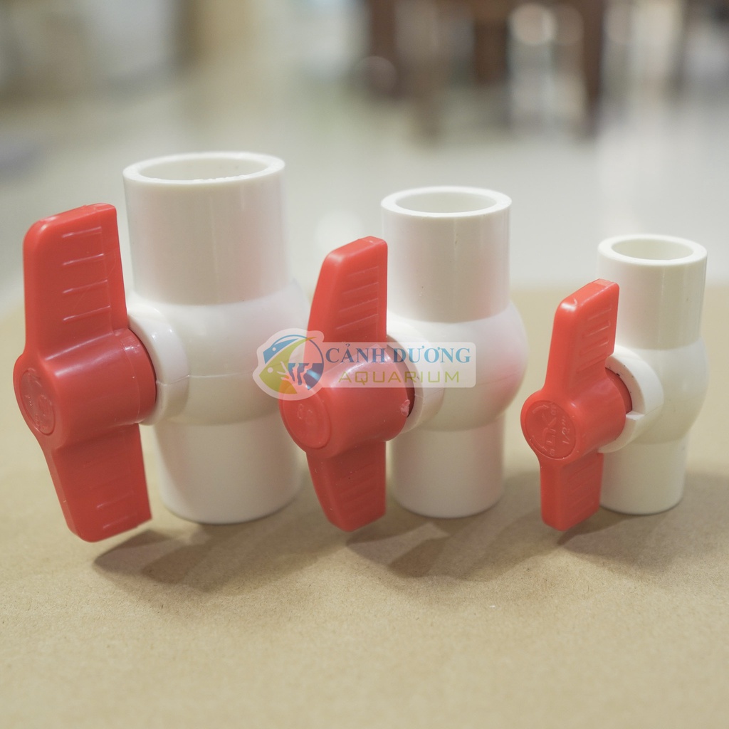 Van khóa ống U-PVC Phi 32-25-20 chuyên dùng cho hồ cá