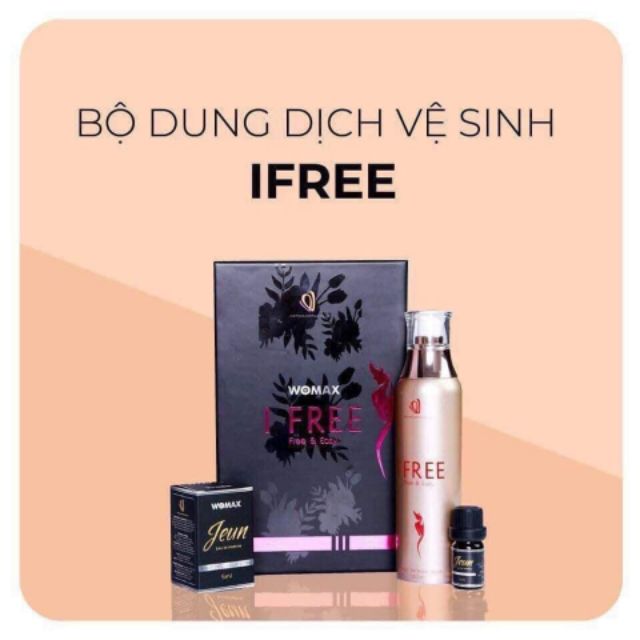 Dung dịch vệ sinh IFREE + Tặng kèm nước hoa vùng kính (Mẫu mới - Chính Hãng cty)