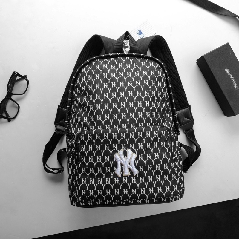 Balo unisex cặp đi học balo MLB New York Yankees Monogram