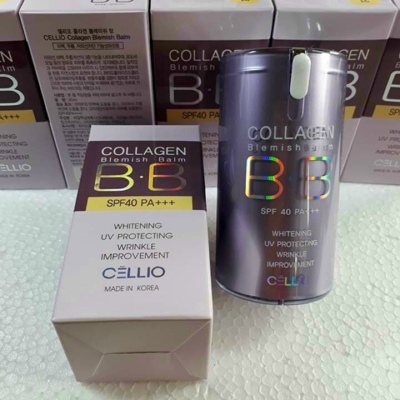 KEM NỀN BB CELLIO COLLAGEN BLEMISH BALM SPF 40 🌥️