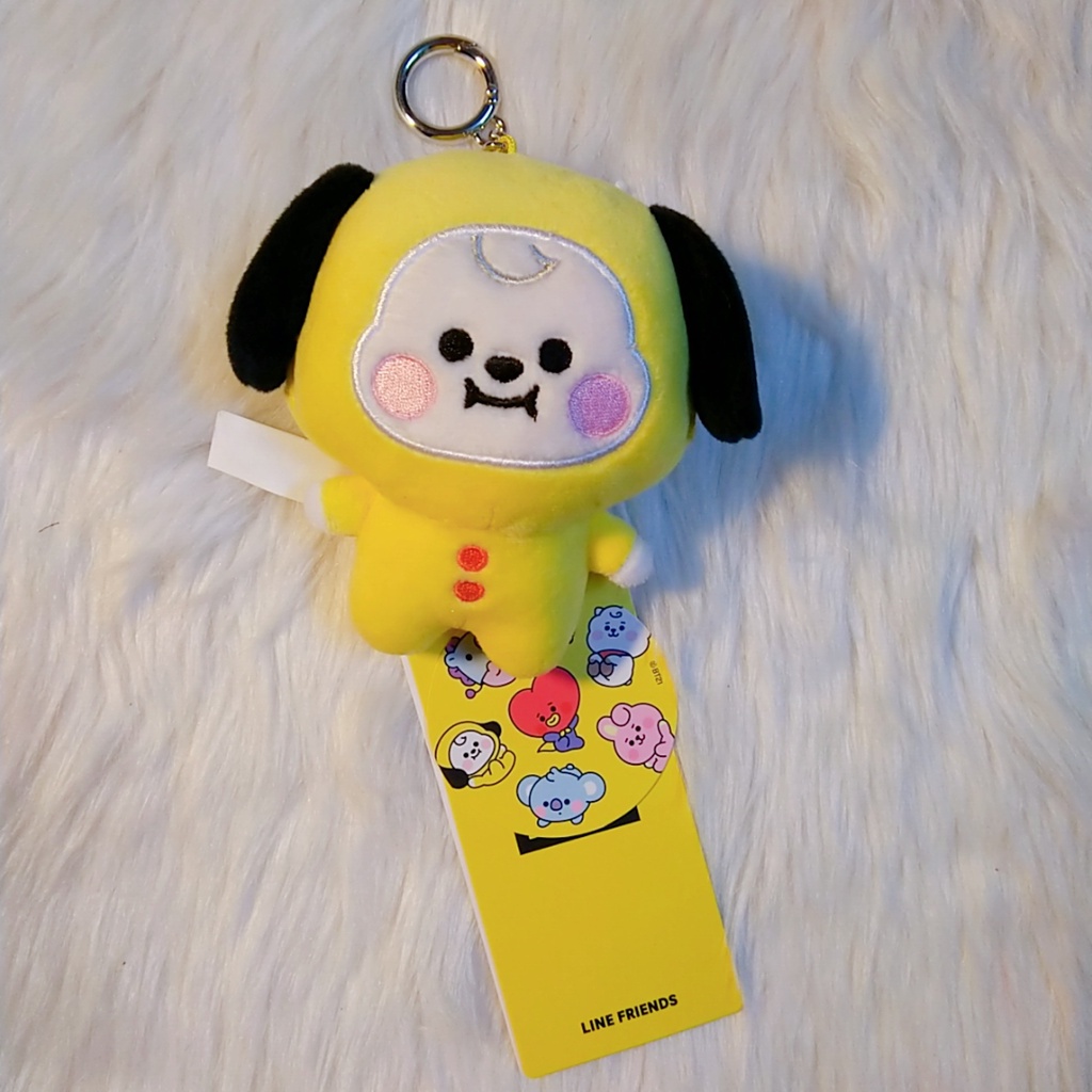 Móc khoá BT21 - Metal Burabura Key Chain BT21 Nhật - Bagcharm - Pong Pong Plush