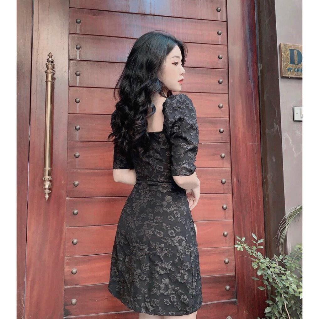 [Mã WAMT1505 giảm 10K đơn 0K] SALE Đầm gấm bông nhún nhực CHIBEST #155k DH047 | BigBuy360 - bigbuy360.vn