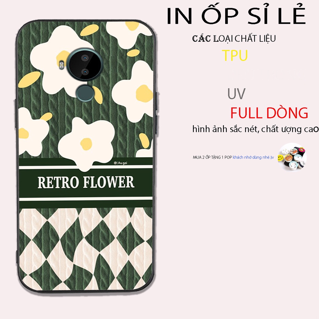 Ốp lưng điện thoại nokia c10 / c20 / c30 in hình caro hot mùa đông năm nay