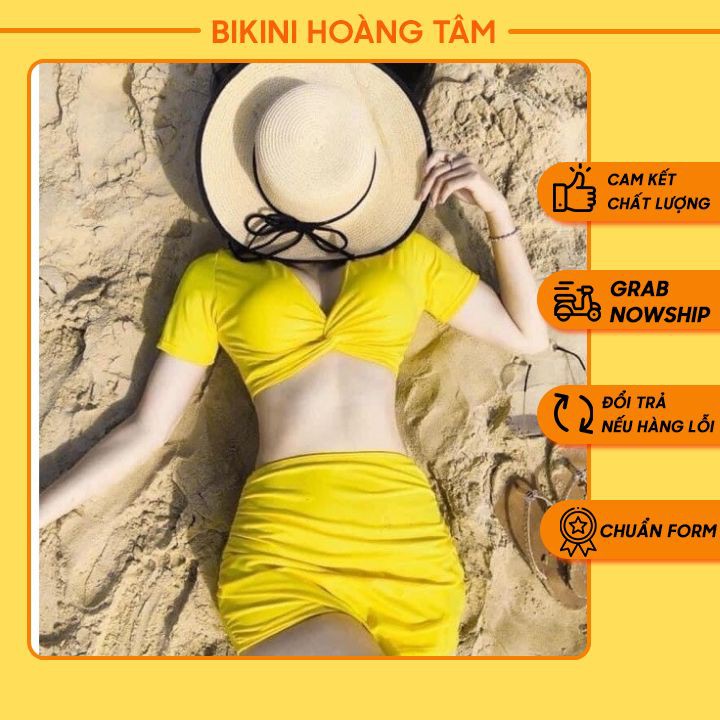 Bikini biển nữ ❤️ Freeship ❤️ Đồ bơi tay ngắn, dấu dáng siêu xinh | BigBuy360 - bigbuy360.vn