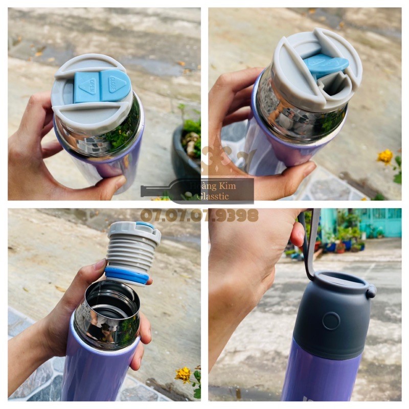 BÌNH GIỮ NHIỆT FAST&amp; FURIUS INOX CAO CẤP 500ml