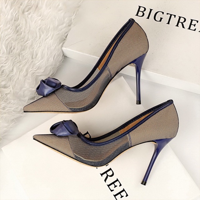 ❤️ HÀNG FULL BOX CÓ SẴN❤️ Giày đầm lưới 10cm