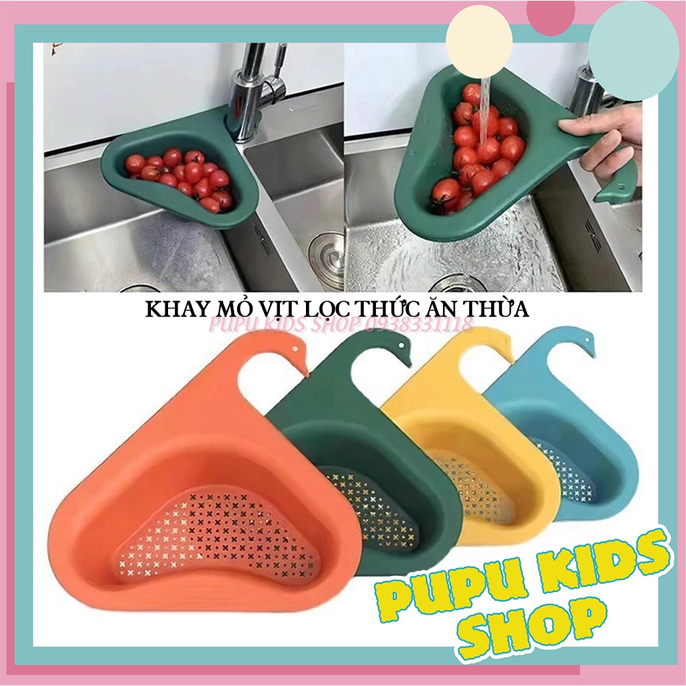 Khay Lọc Rác, rửa hoa quả Gắn Bồn Rửa Chén Đa Năng tiện lợi - giao màu ngẫu nhiên