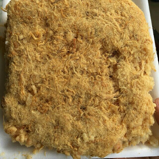 combo 3 gói cơm cháy nhiều chà bông giòn ngon có loại cay, kg cay và Cơm chay(tặng bịch bánh tráng)