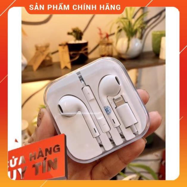 SIÊU BỀN -Tai nghe iP 7,8,7plus,8plus...XS MAX [KHÔNG CẦN KẾT NỐI BLUETOOTH]