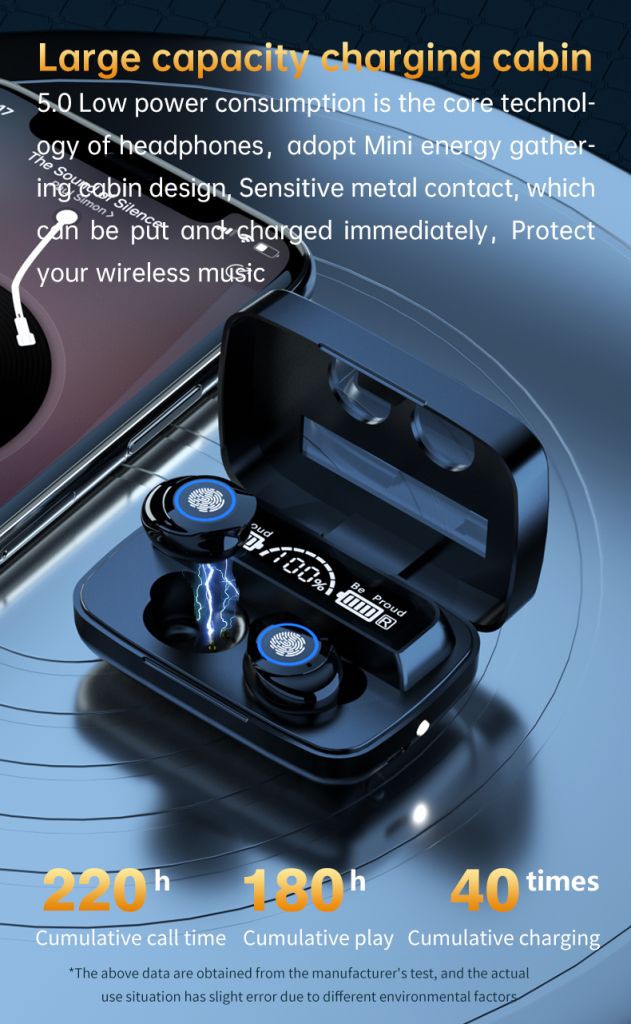 Tai Nghe Không Dây TWS M9-17 Kết Nối Bluetooth 5.1