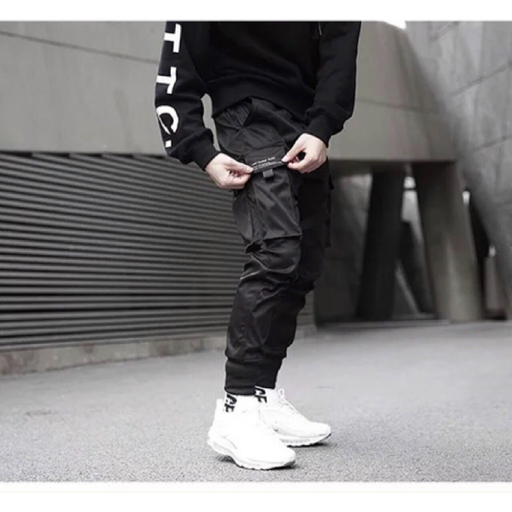 Quần jogger nam chất kaki túi hộp phong cách hàn