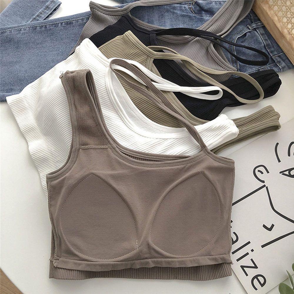 Áo Croptop Hai Dây Thời Trang Mùa Hè Cho Nữ