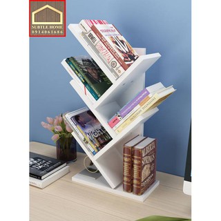 [siêu SALE khai trương] 99k 125k 179k Giá Sách Gỗ Hình Cây Trừu Tượng. MDF chống ẩm phủ Melamine.
