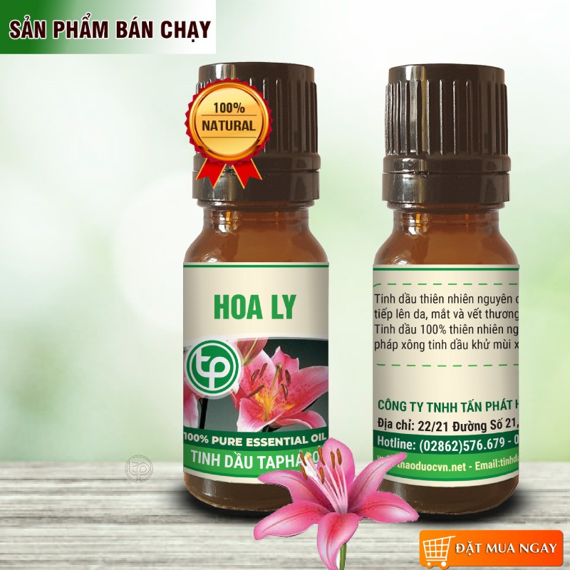 Tinh Dầu Hoa Ly Thơm Phòng, Giảm Stress 10ml