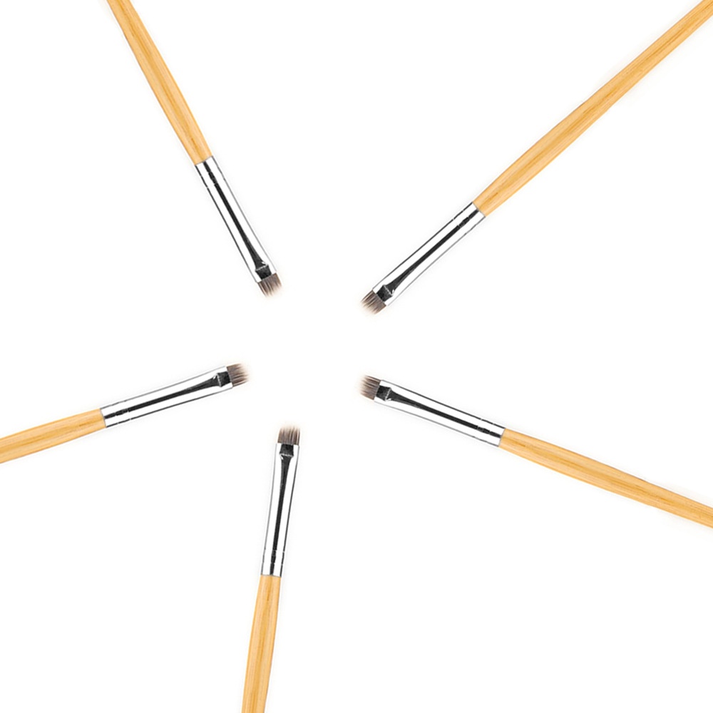 [Hàng mới về] Cọ tán lông mày tay cầm bằng gỗ tiện lợi