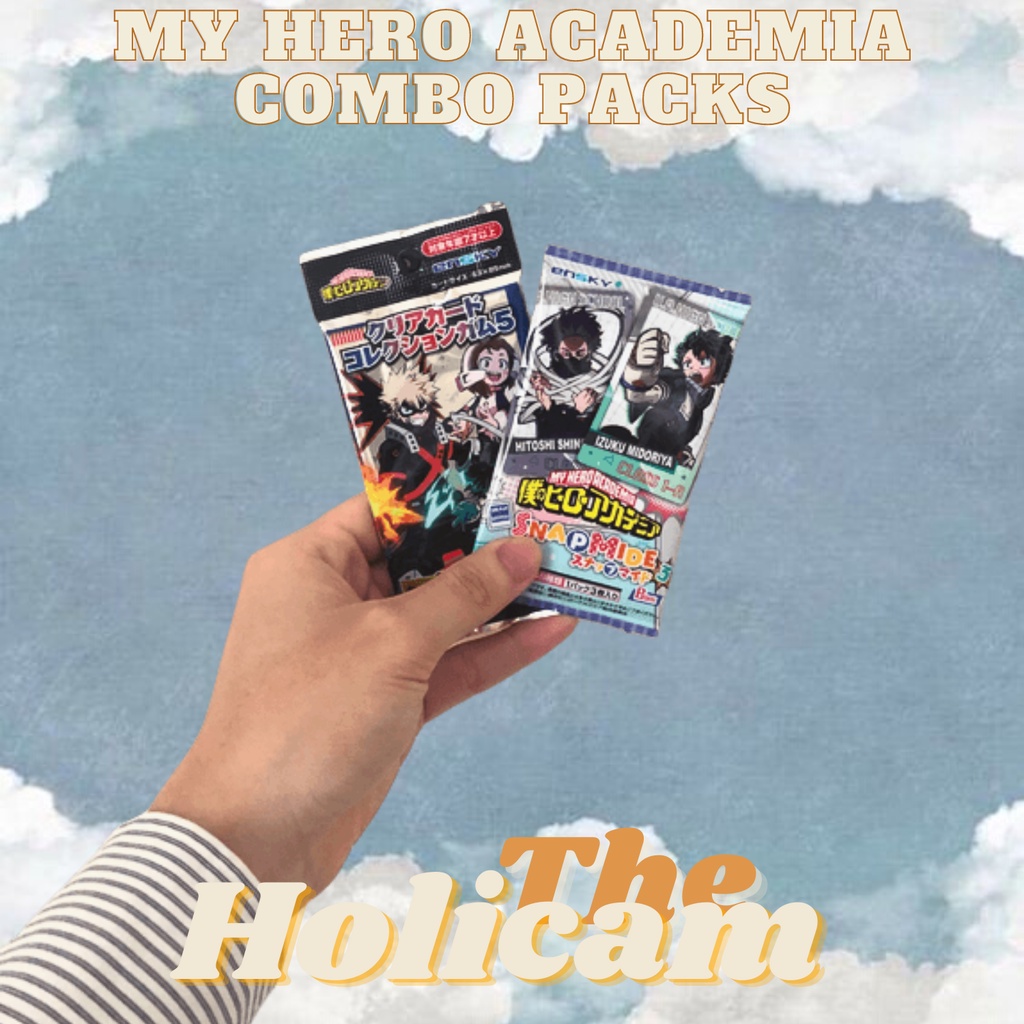 COMBO PACK GÓI SNAPMIDE + PACK GÓI CLEARCARD MY HERO ACADEMIA HỌC VIỆC SIÊU ANH HÙNG